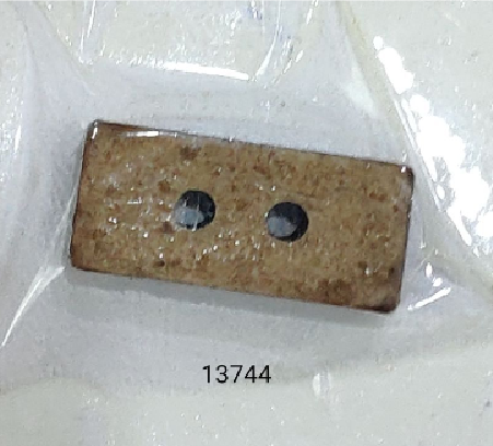 Rectangle Shape 2 Hole Coconut Button
