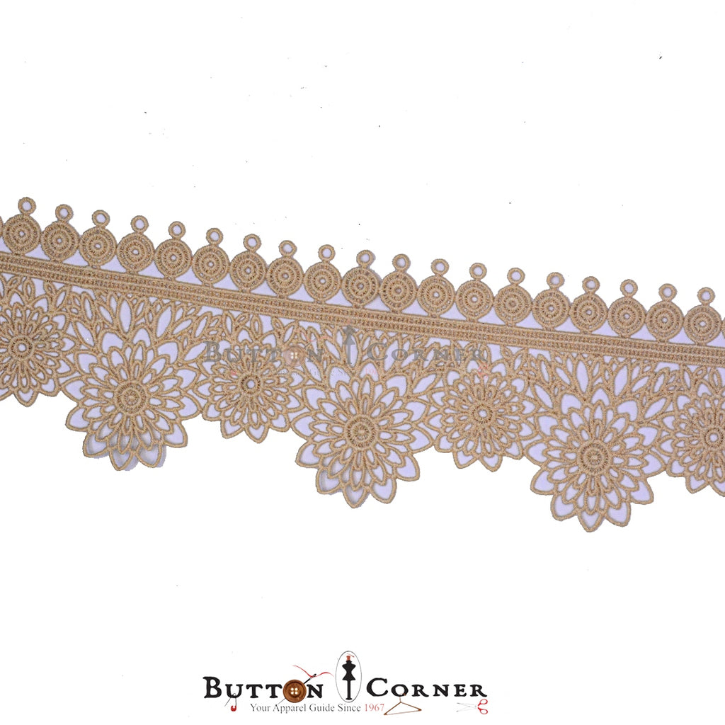 One Side Border Shuttle Lace