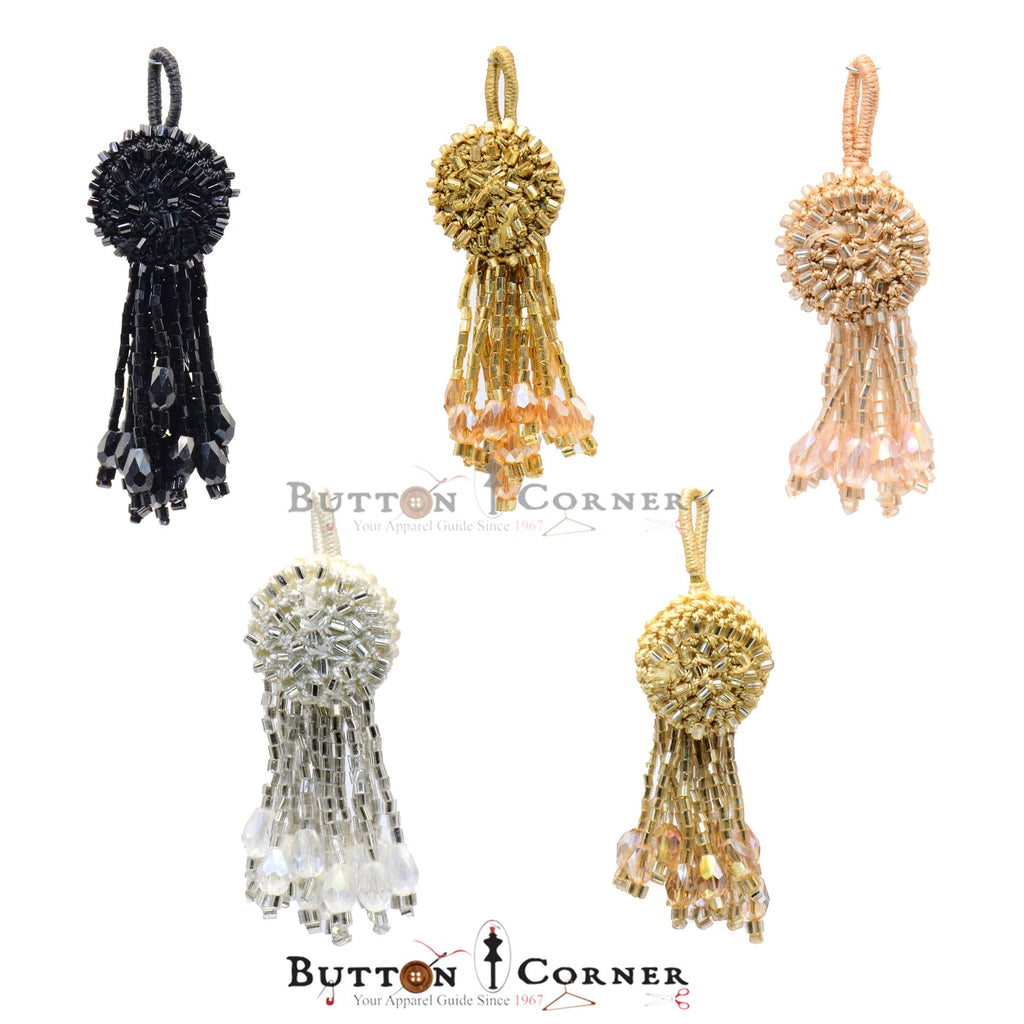 Fancy Cut Dana Crystal Tassel
