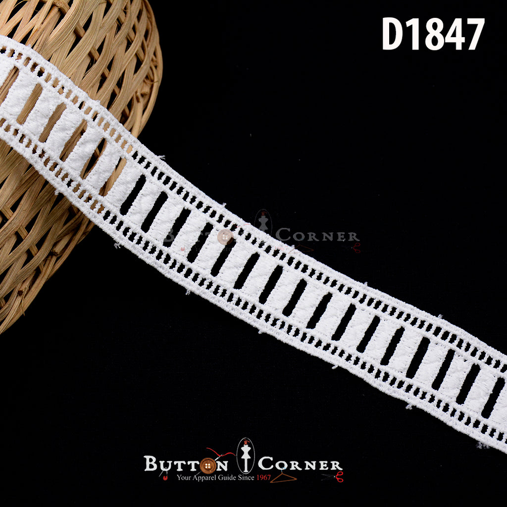 Double Side Border Shuttle Lace