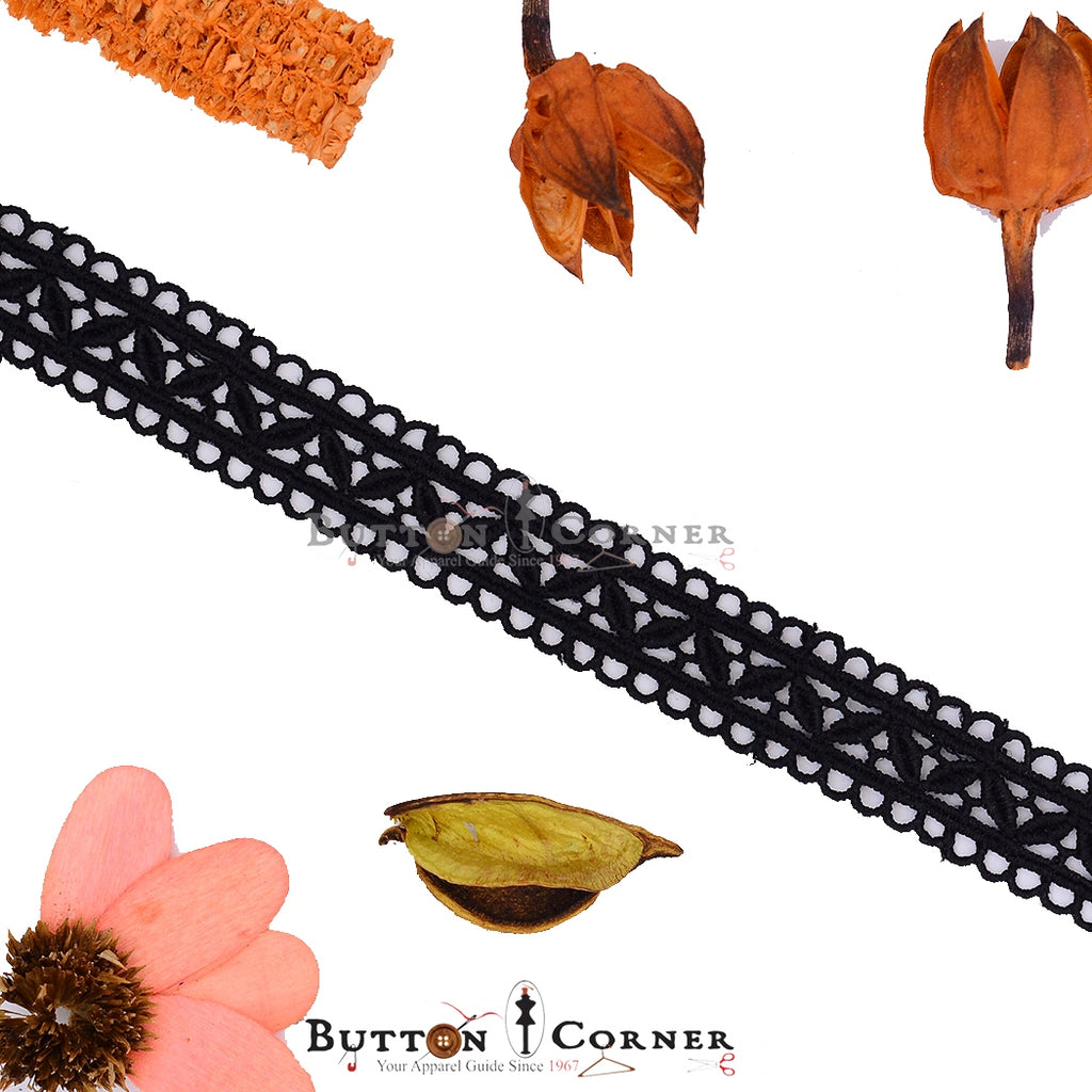 Double Side Border Shuttle Lace