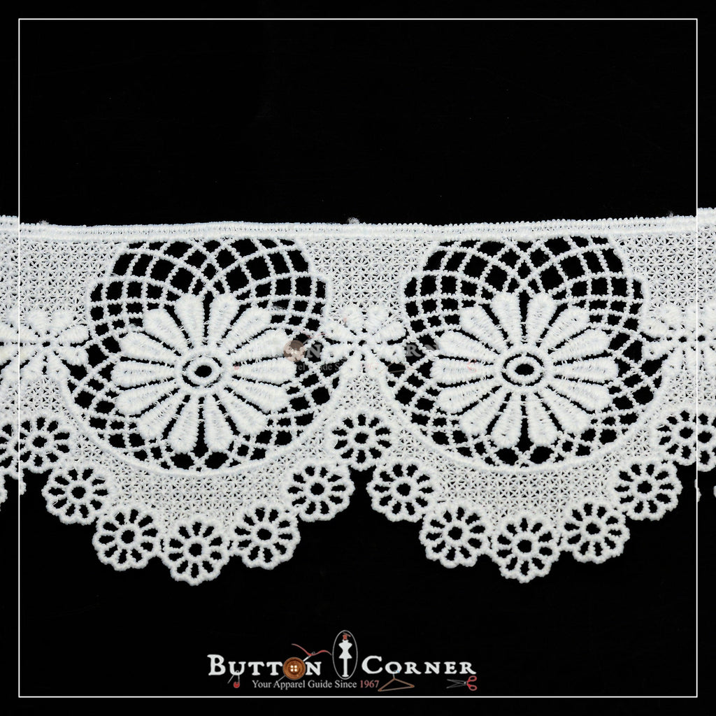 One Side Border Shuttle Lace