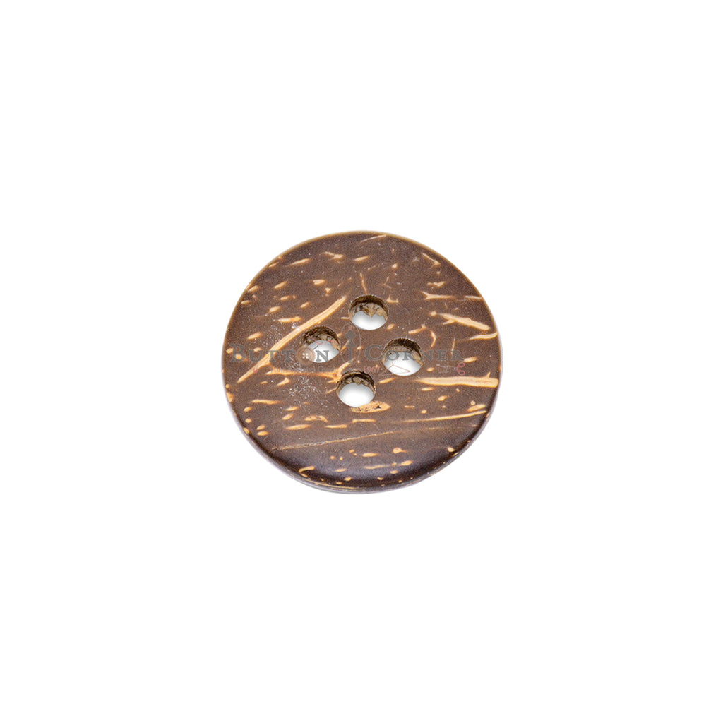 Curve Shape 4 Hole Coconut Button