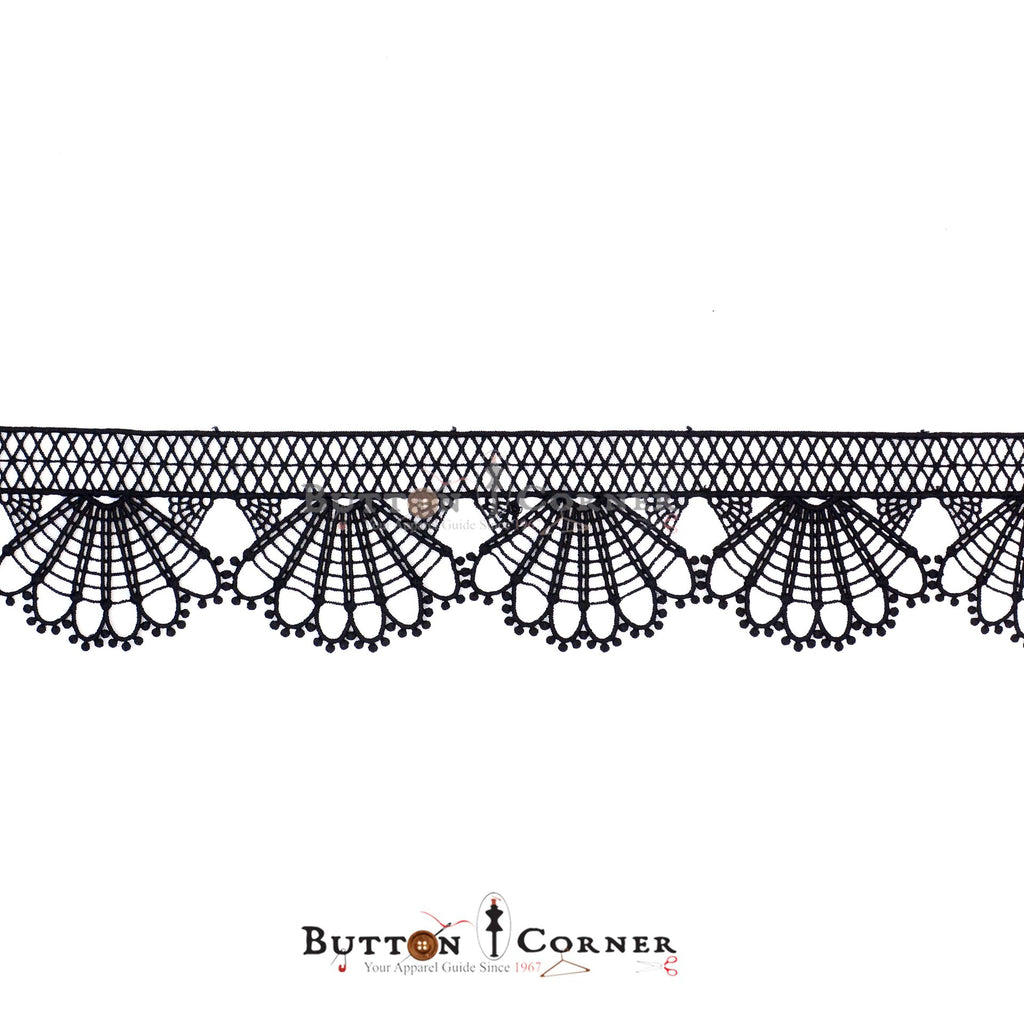 One Side Border Shuttle Lace