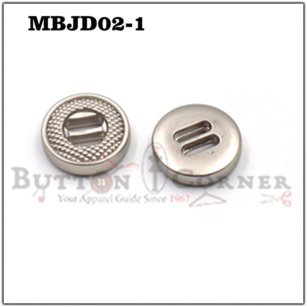 Doted 2 Hole Metal Shirt Button