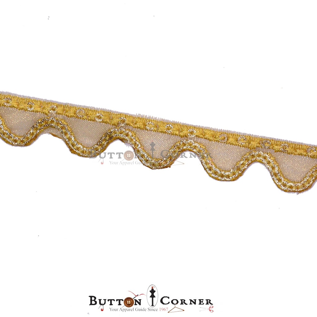 1 Side Border Fancy Sequence Lace