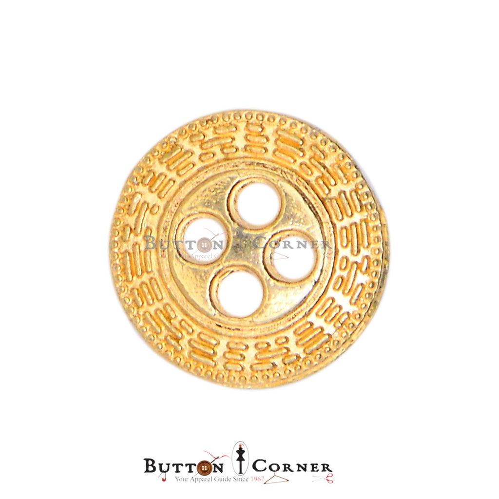 Border Design 4 Hole Shirt Button