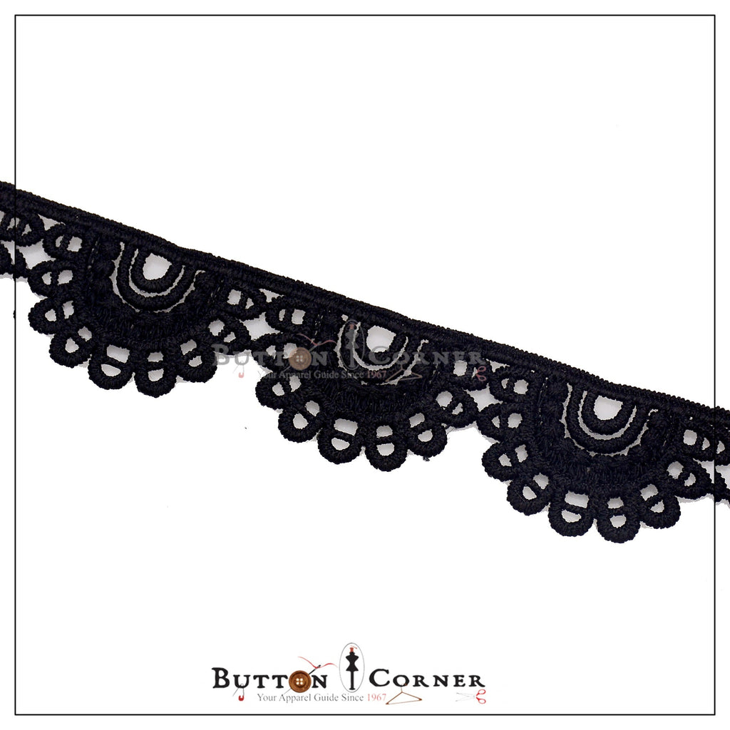 One Side Border Shuttle Lace
