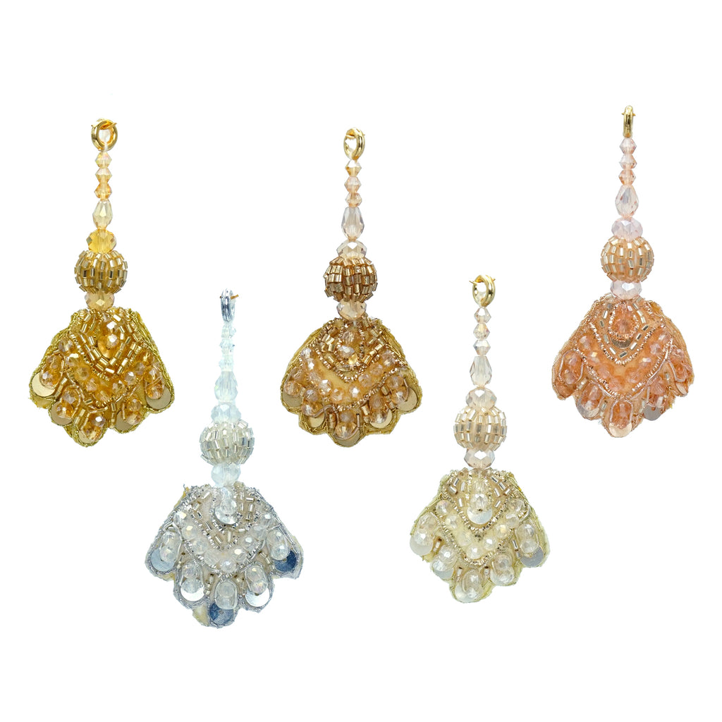 Fancy Glass Beads Crystal Tassel