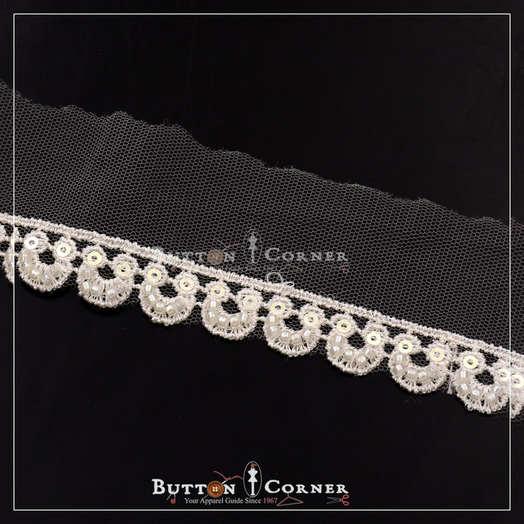 Fancy Cut Dana Net Lace