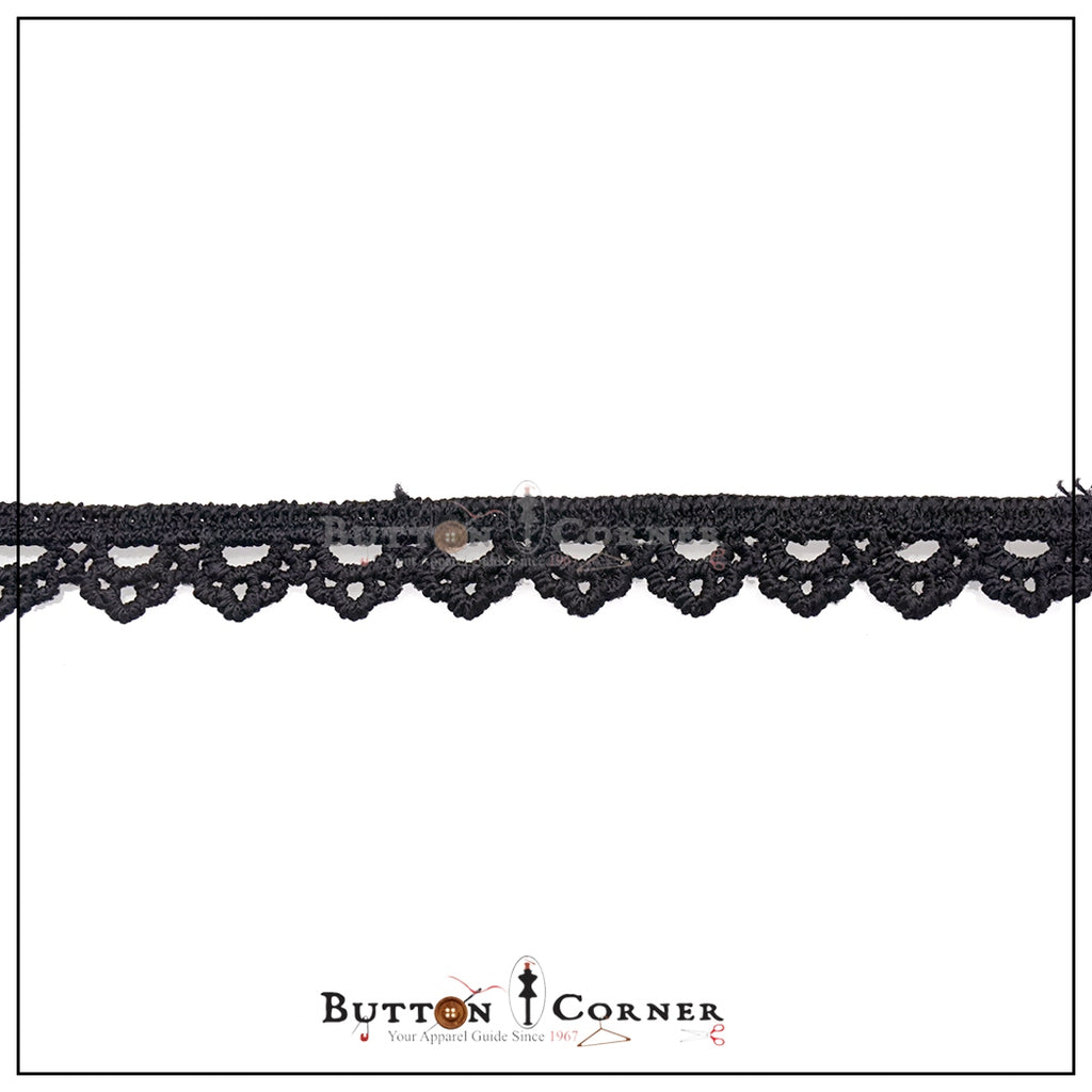 One Side Border Shuttle Lace