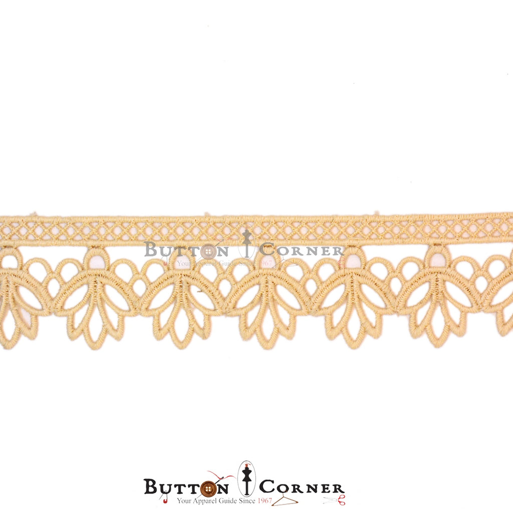 One Side Border Shuttle Lace