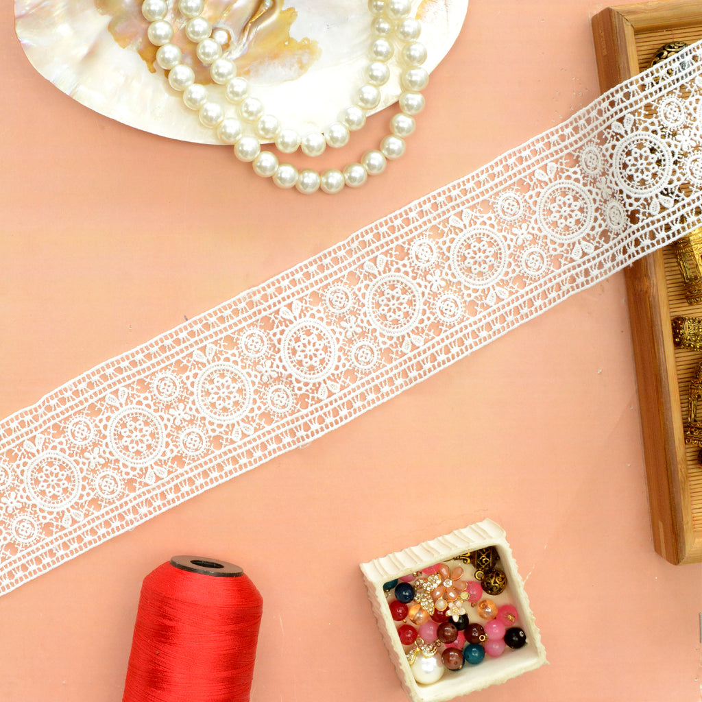 Double Side Border Shuttle Lace