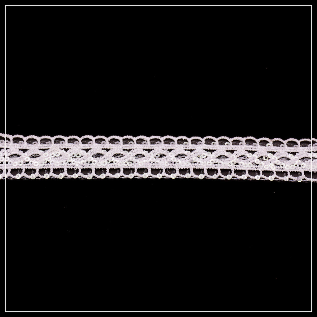 Shuttle Sequence Lace