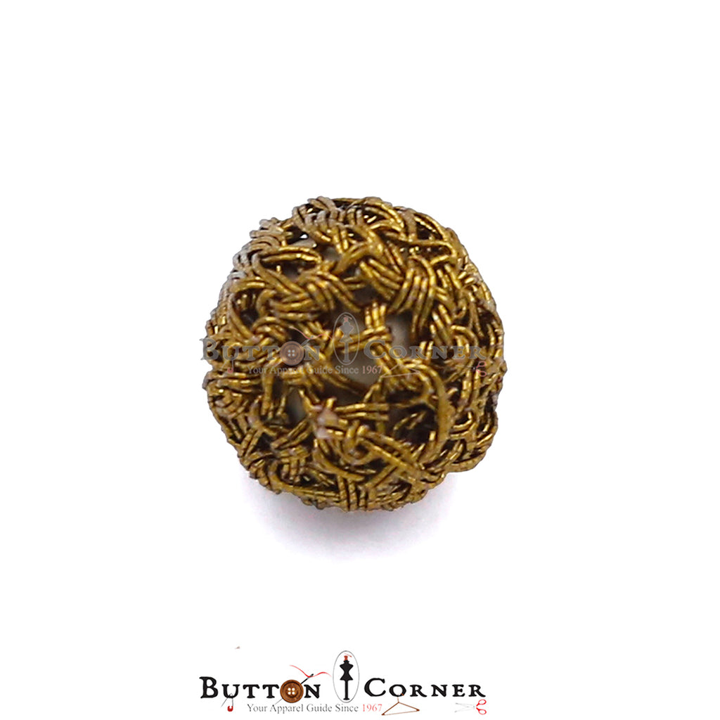 Hand Made Metallic Yarn Ball