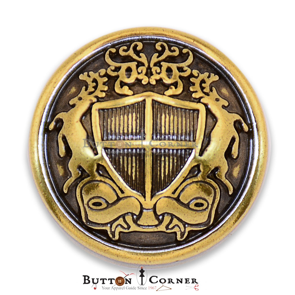 Vintage Design Cap Shape Metal Button