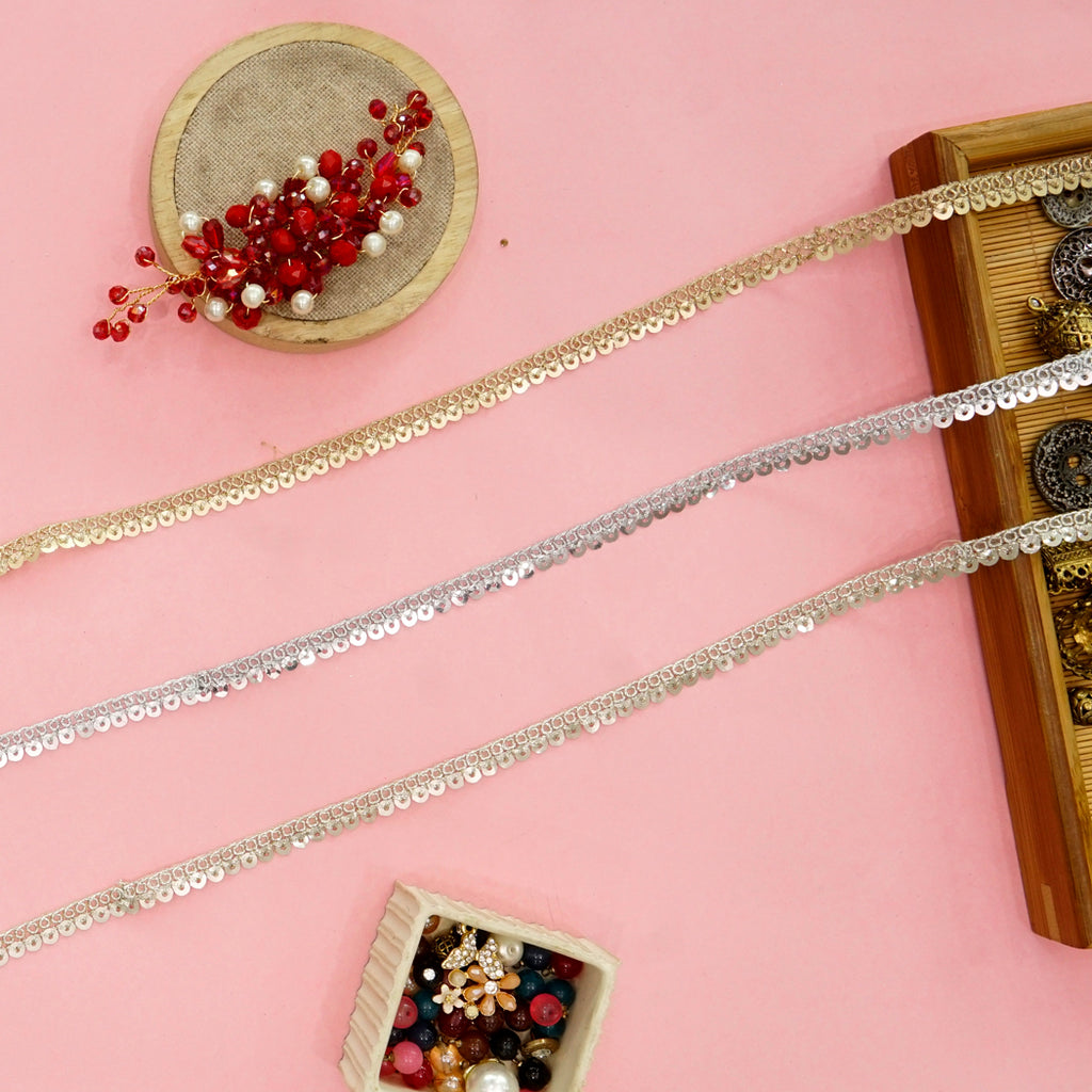 يتوهم تسلسل الغزل المعدني الدانتيل