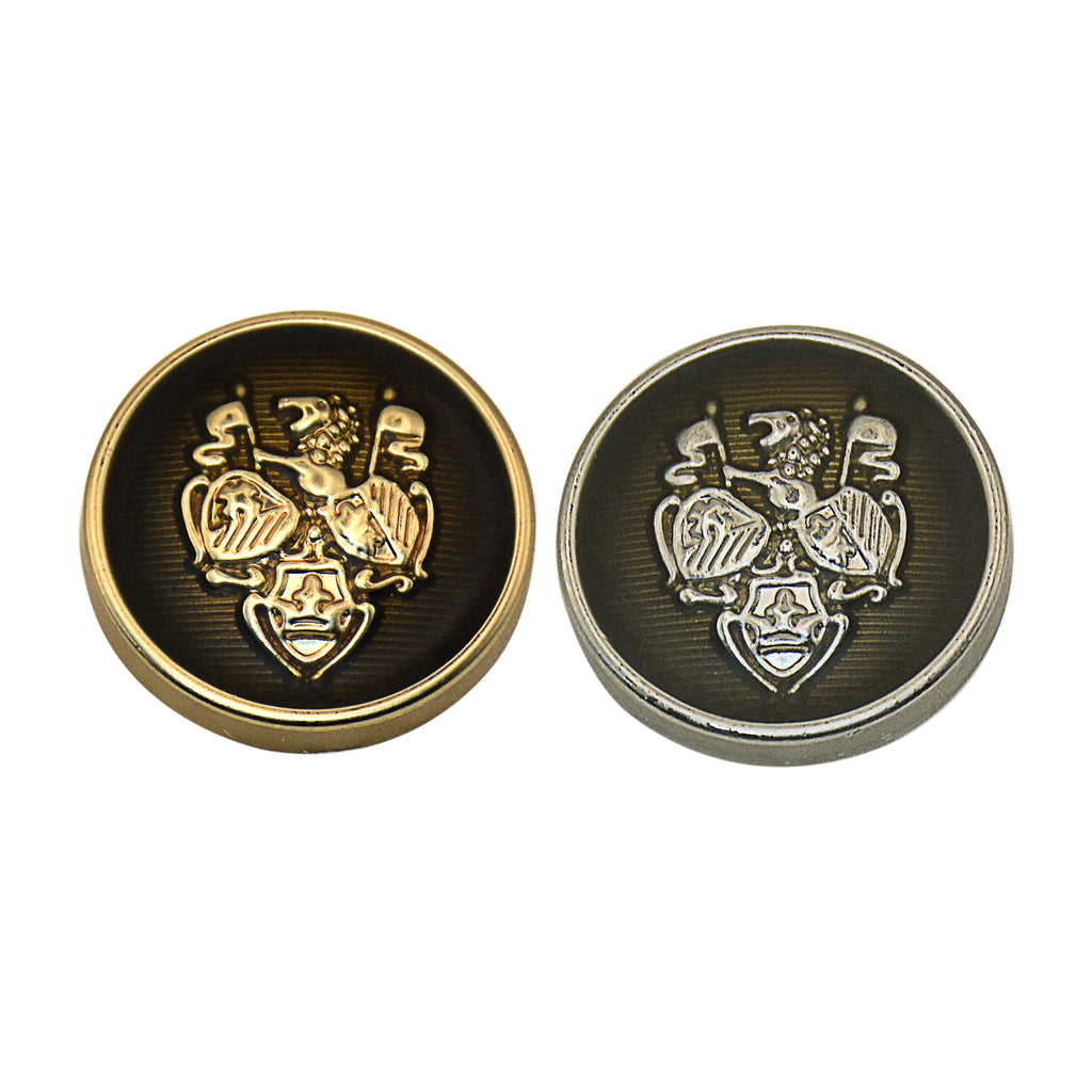 Center Lion Metal Suiting Button