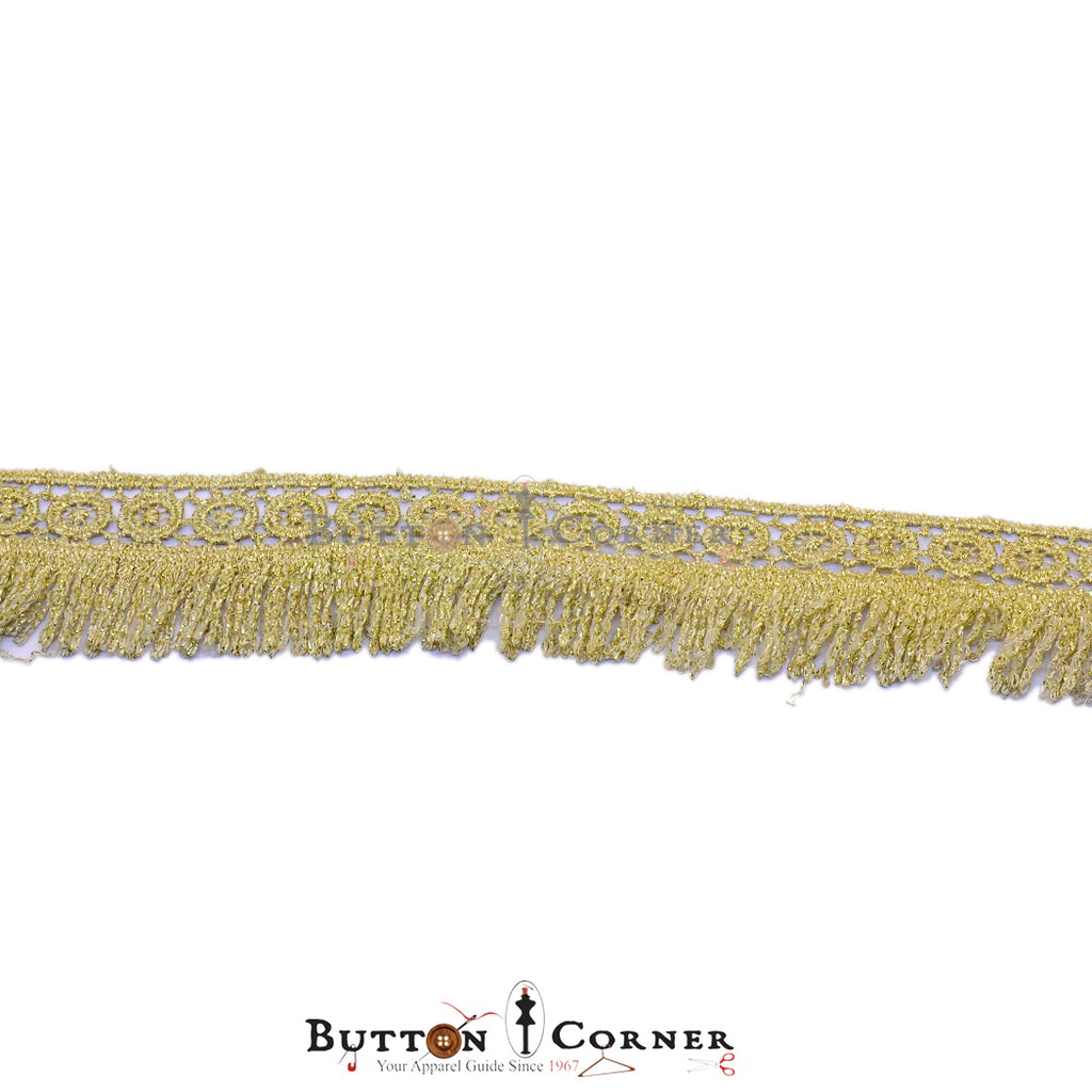 Metallic Yarn Hanging lace