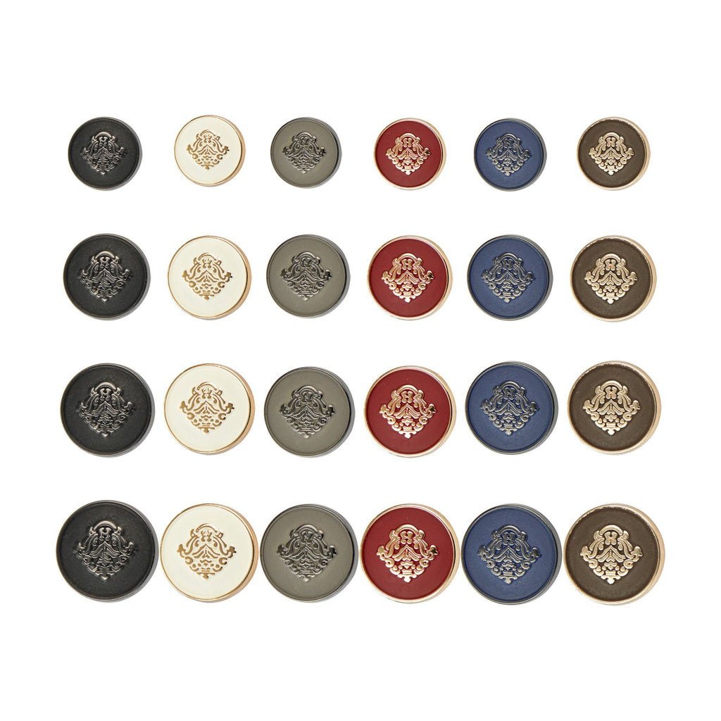 (H) Logo Metal Suiting Button