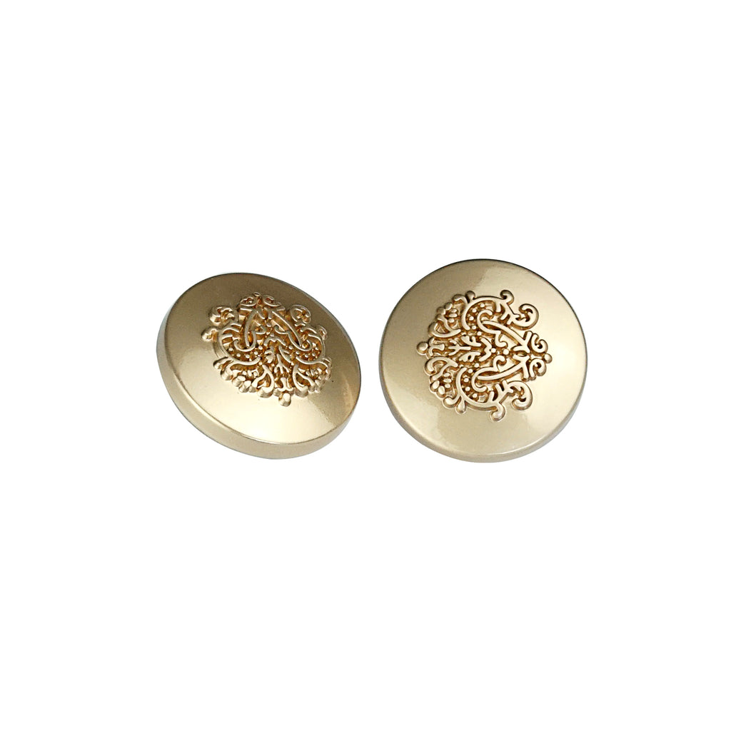 Royal Crest Design Suiting Button