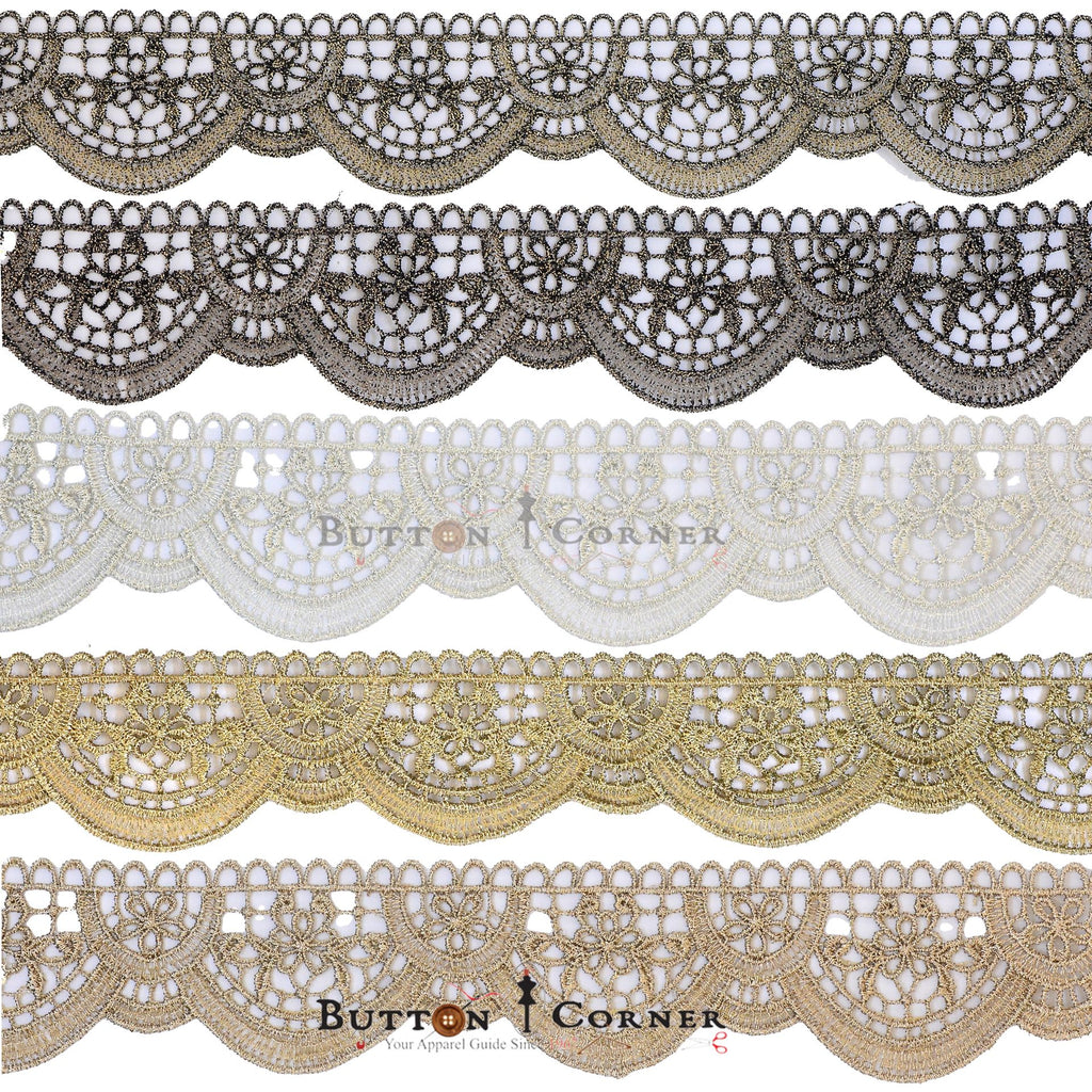 يتوهم الغزل المعدني الدانتيل