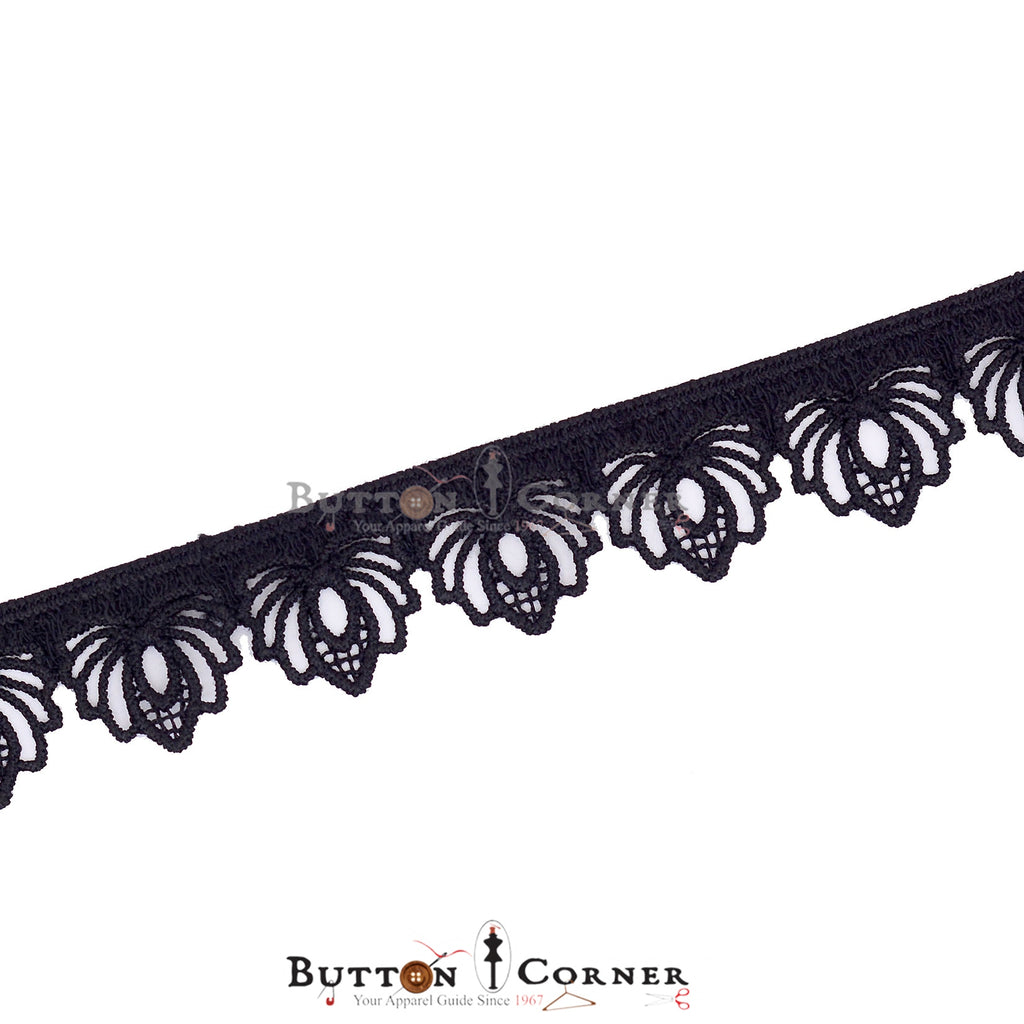 One Side Border Shuttle Lace