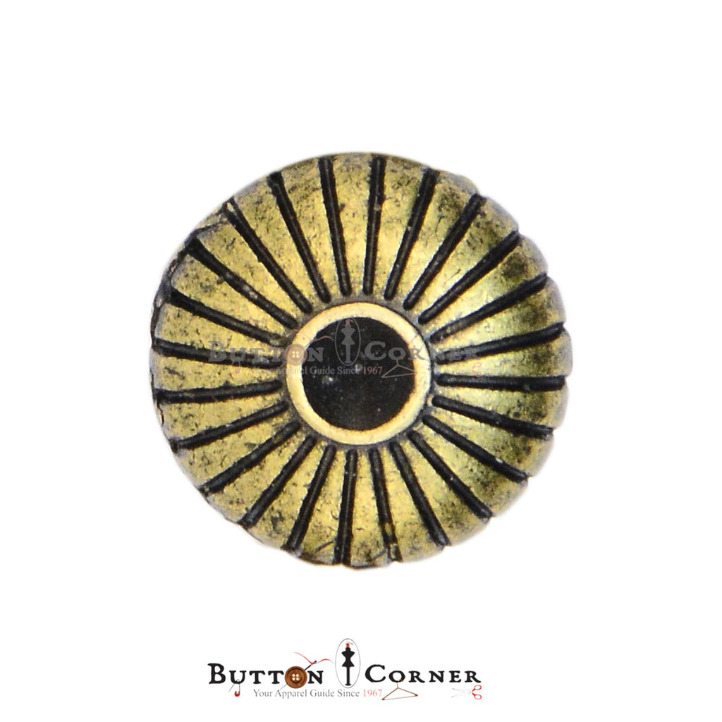 Vintage Design Metal Shank Button – Button Corner