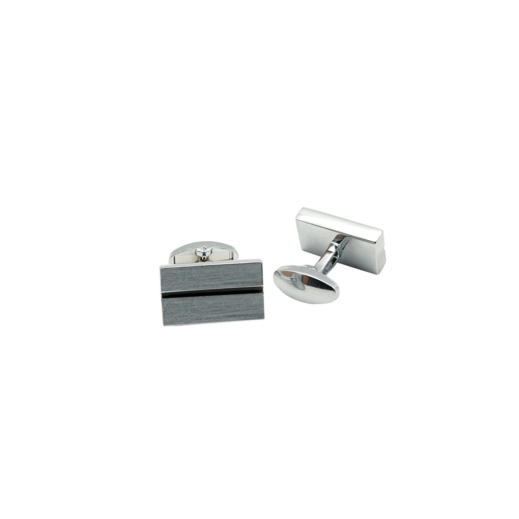 Rectangular Shape Two Shaded Cufflink