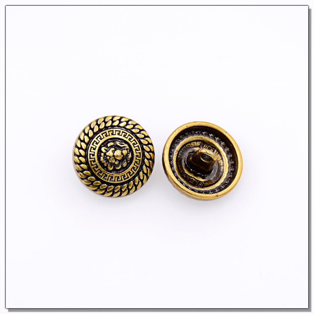 Tiger Logo Metal Suiting Buttons