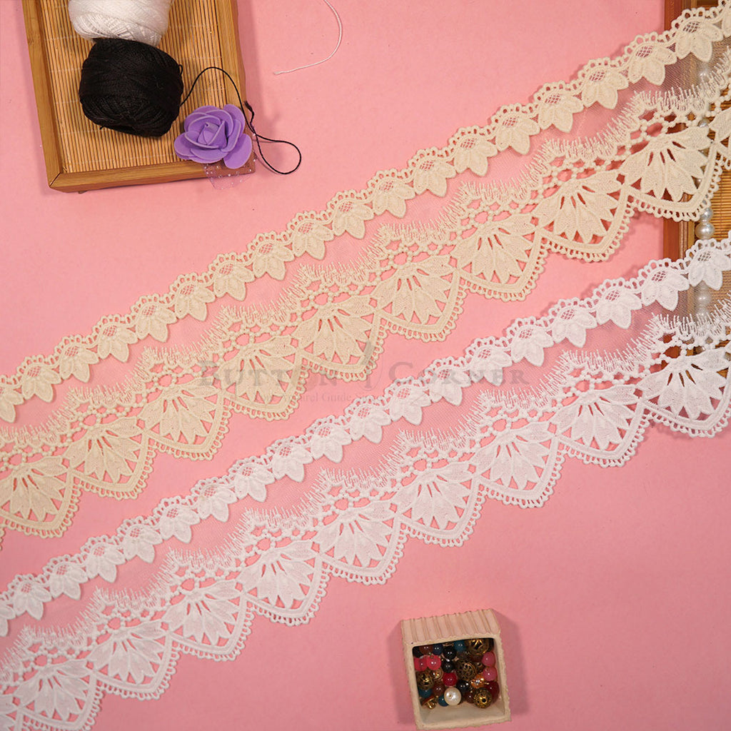 One Side Border Net Lace