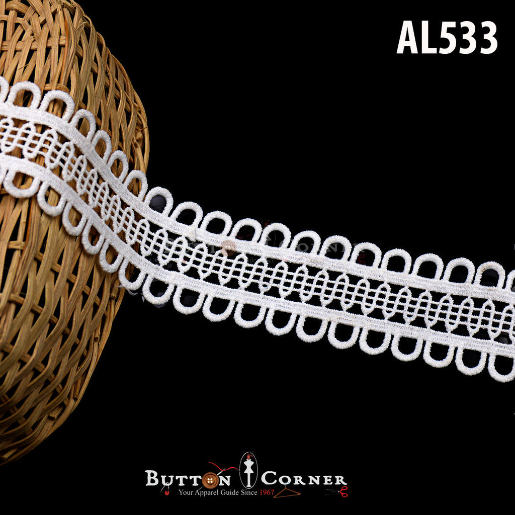 Double Side Border Shuttle Lace