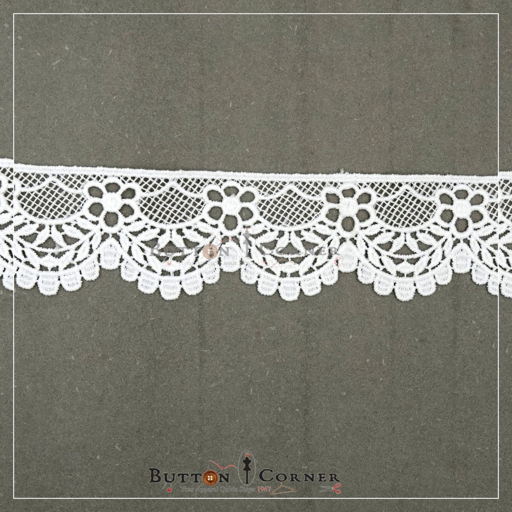 One Side Border Shuttle Lace