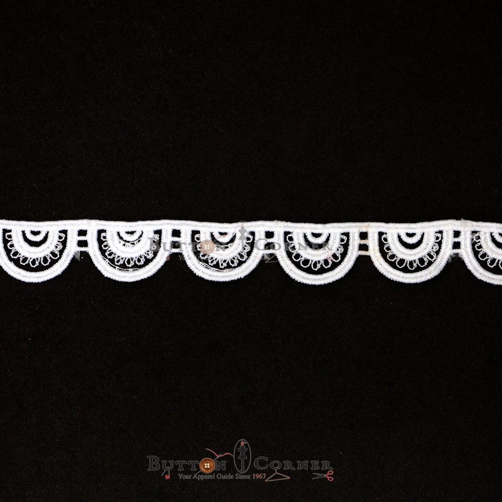 One Side Border Shuttle Lace