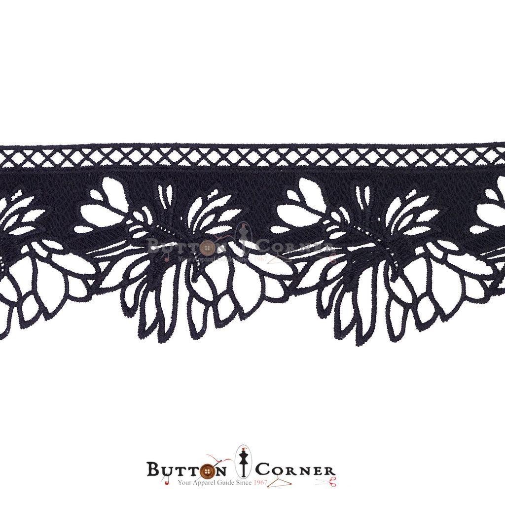 One Side Border Shuttle Lace