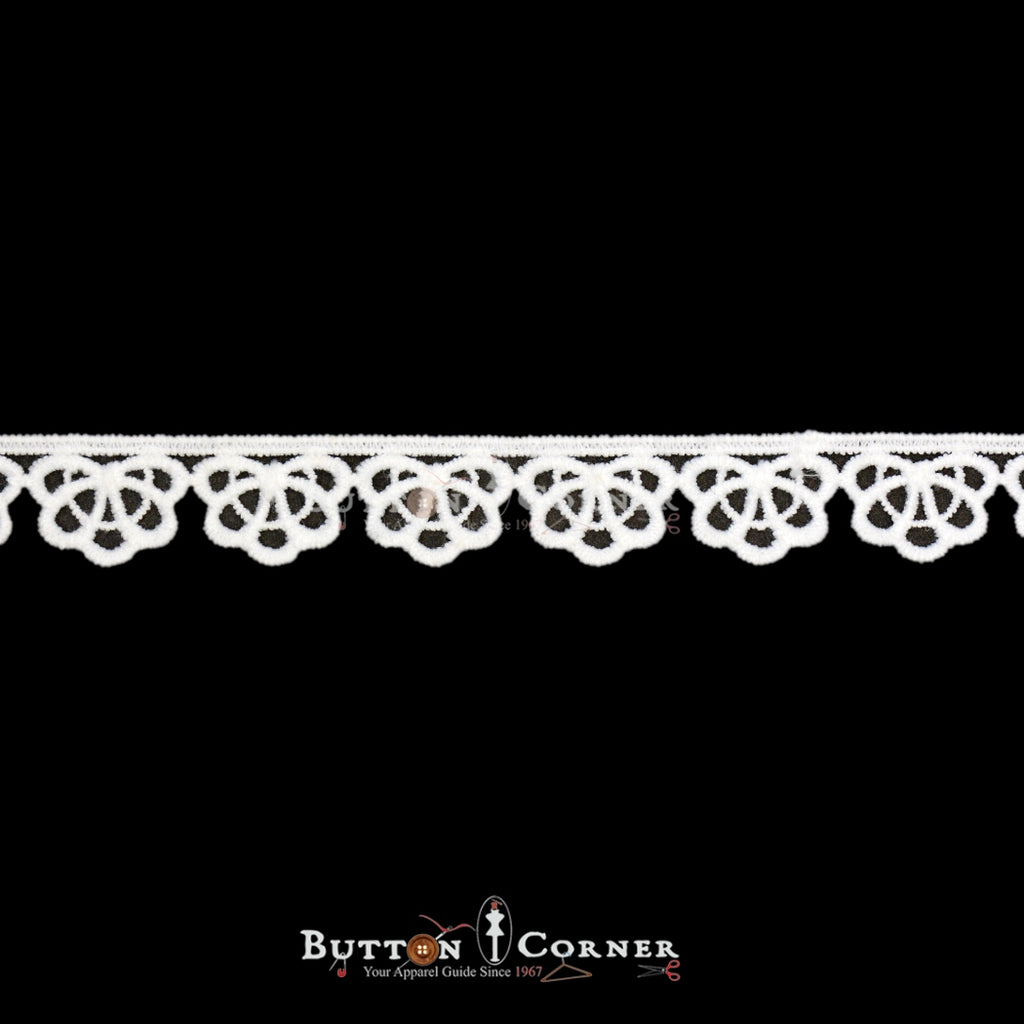 One Side Border Shuttle Lace
