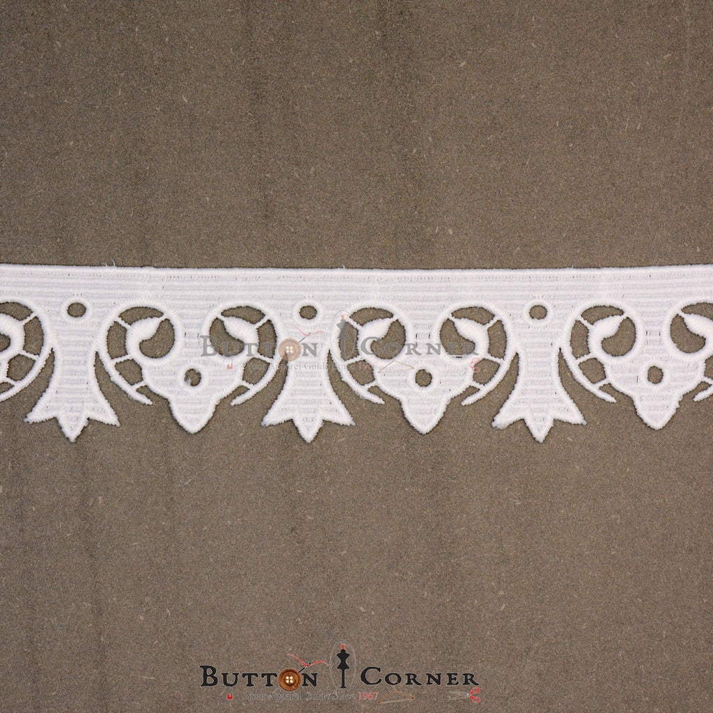One Side Border Shuttle Lace