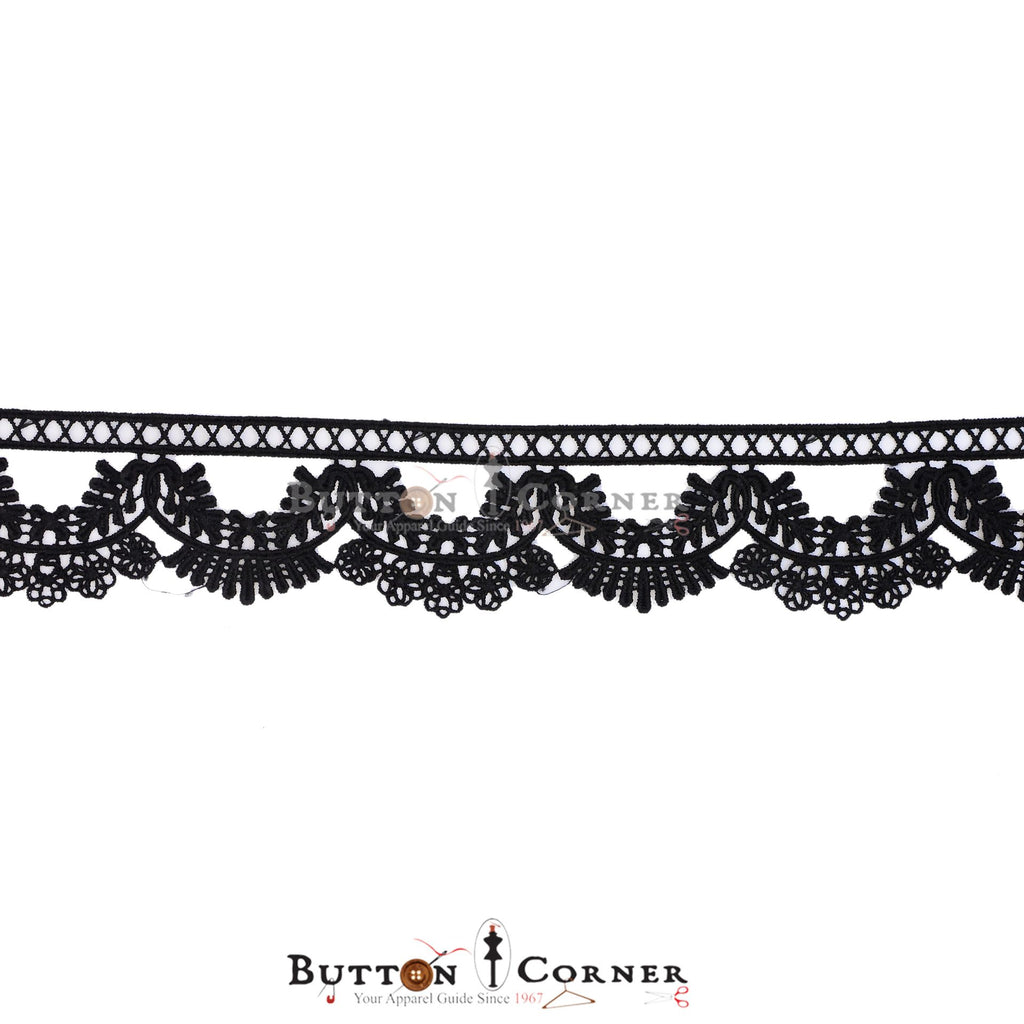 One Side Border Shuttle Lace