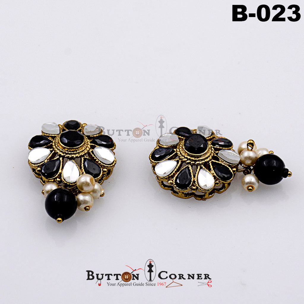 Fancy Kundan Button