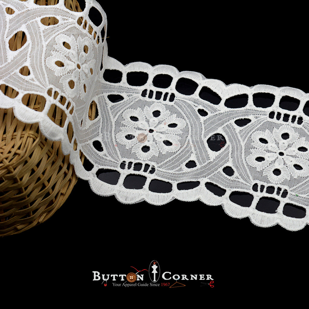 Cotton Double Side Border Lace