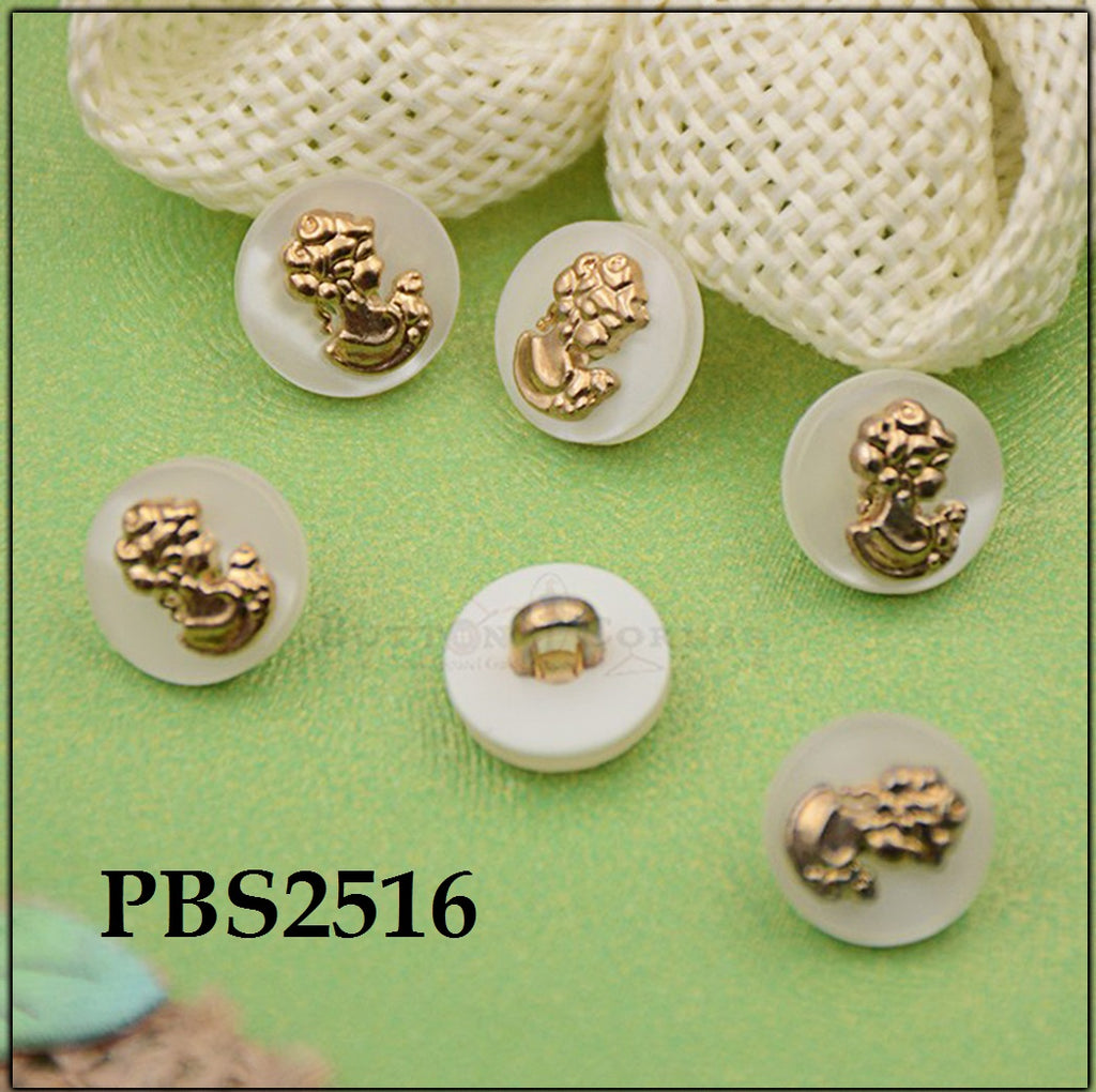 Queen Plastic Shank Button