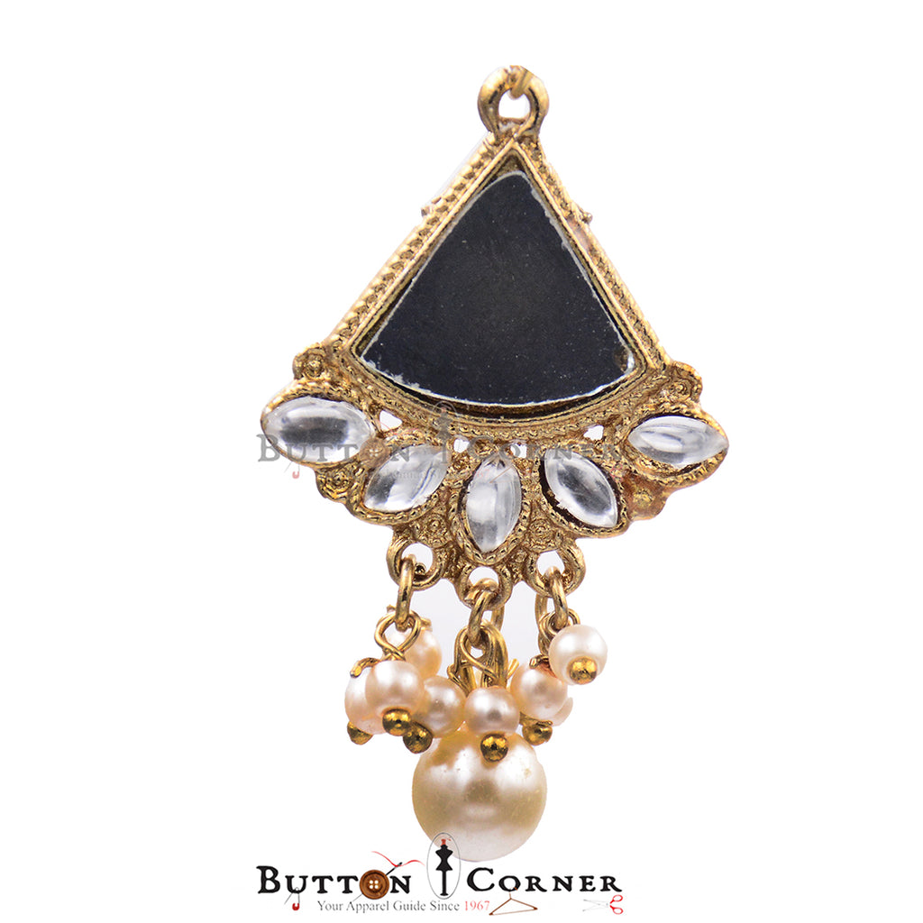Shape Traditional Mirror Style Jhumki
