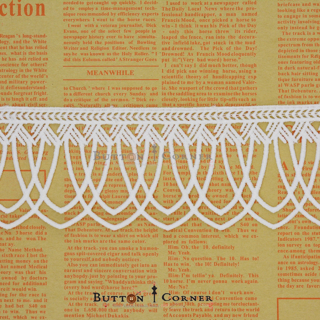 One Side Border Shuttle lace