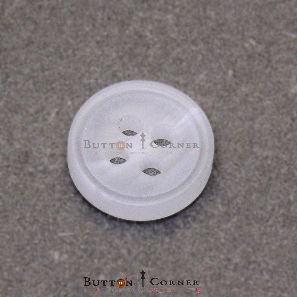 Round 4 Hole Polyester Shirt Button