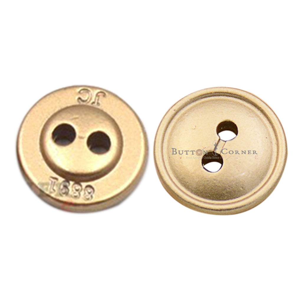 Round Shape 2 Hole Metal Button