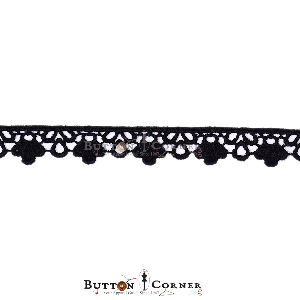 One Side Border Shuttle Lace