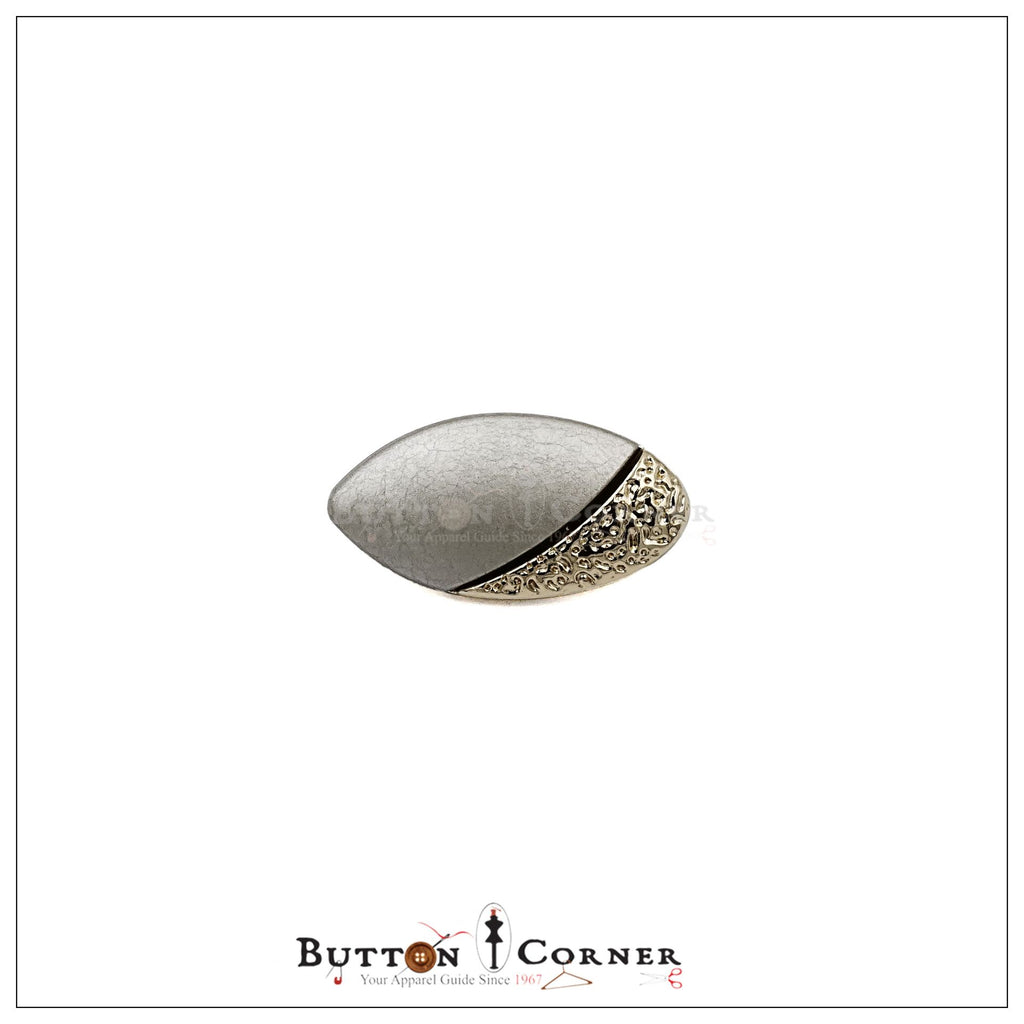 Fancy Buckle Shape Metal Button