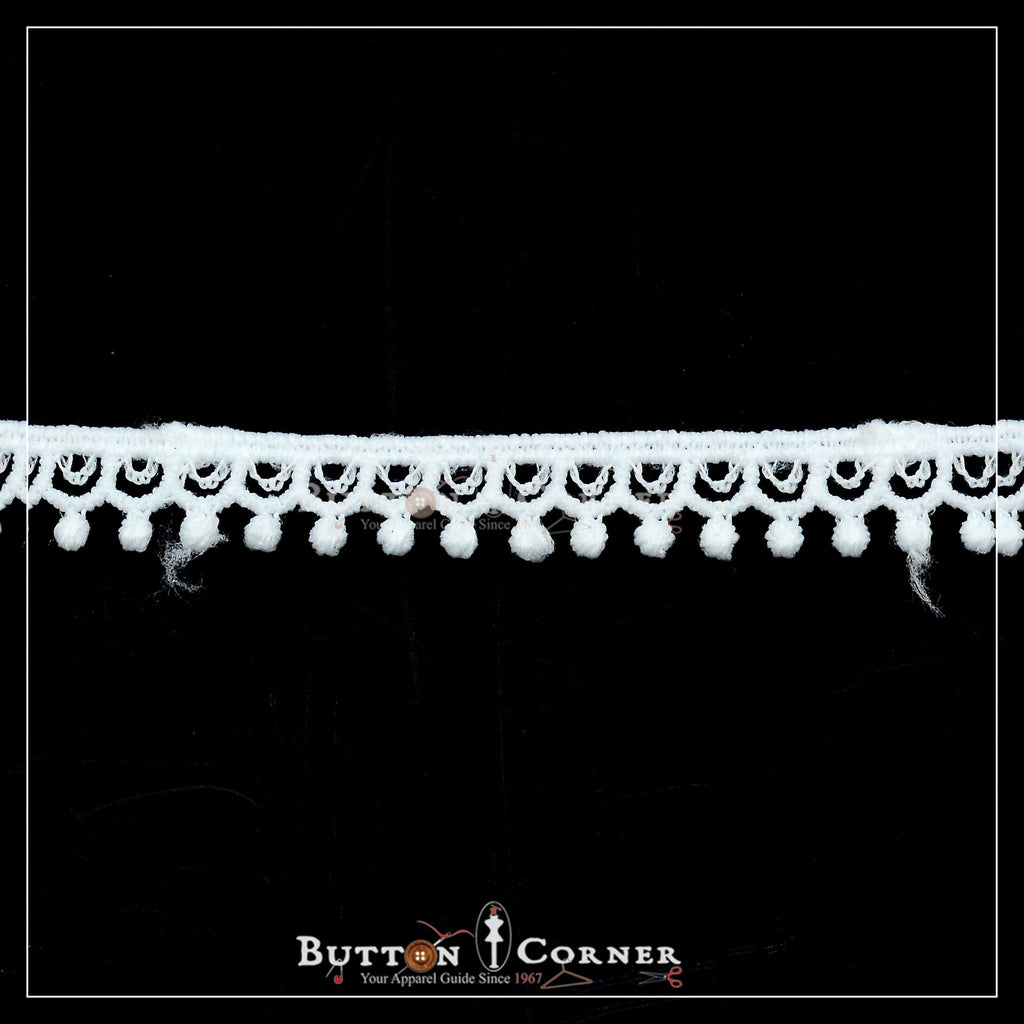 One Side Border Shuttle Lace