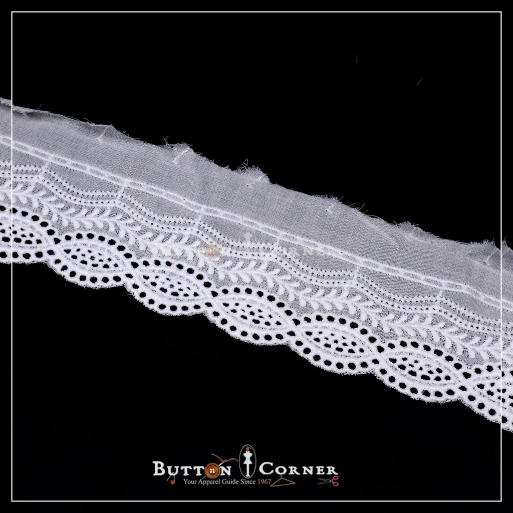 One Side Border Cotton Lace