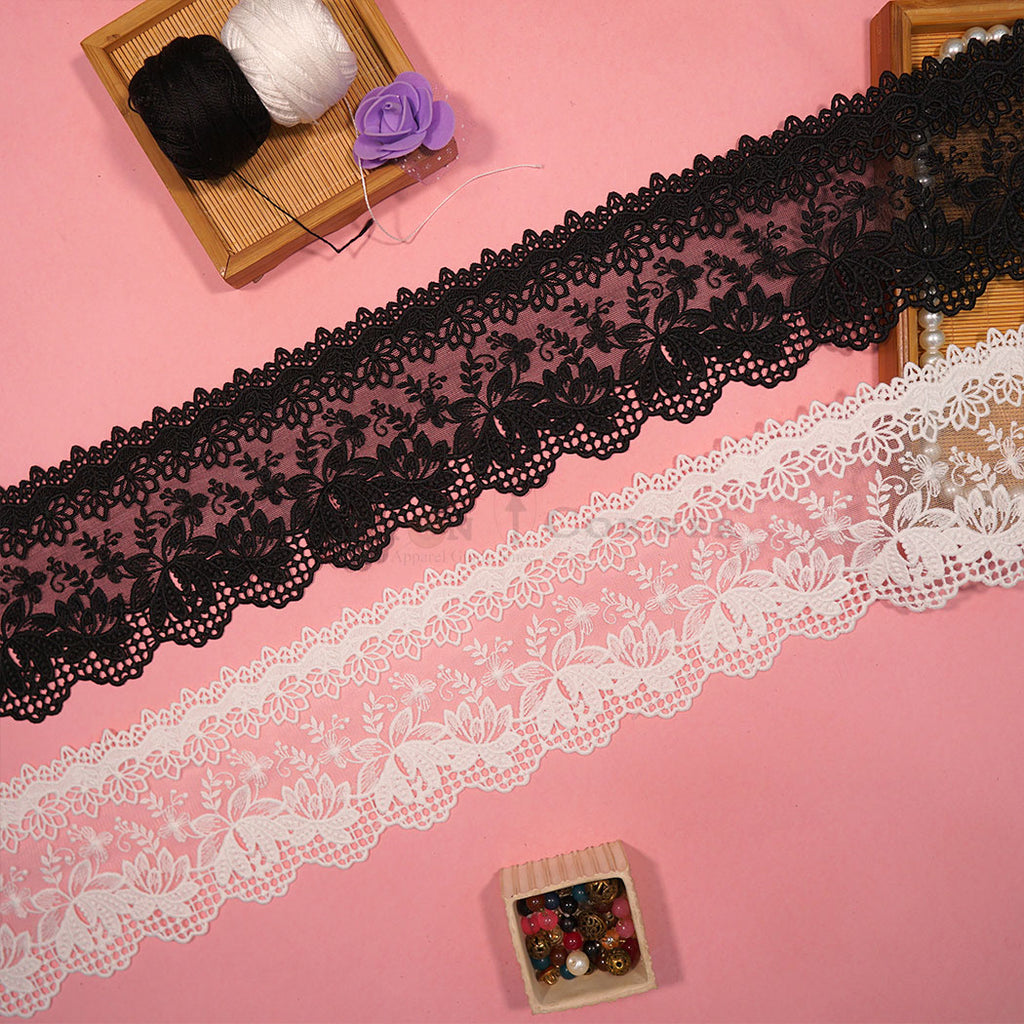 One Side Border Net Lace